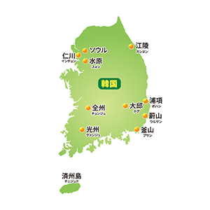 ソウルの地図